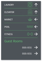 5-Line Directional w/Guest Rooms