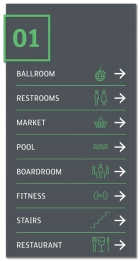 8-Line Directional w/Floor ID
