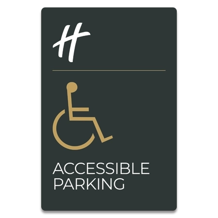 Accessible Parking Sign w/ISA Symbol