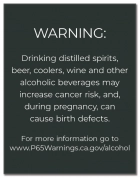 Alcohol Warning Sign: Pregnancy and Birth Defects