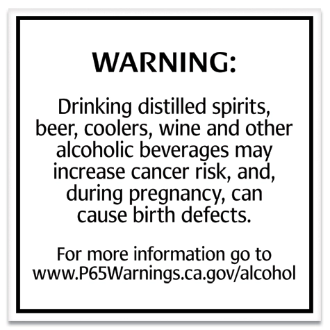 Alcohol Warning Sign: Pregnancy and Birth Defects