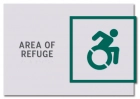 Area of Refuge Sign - Dynamic ISA Symbol