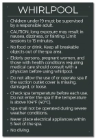 British Columbia Whirlpool Rules Sign