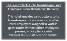 CA Housekeeper Protection Notice  - 3 Pack - Celtec