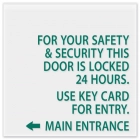 "Door Is Locked" Sign