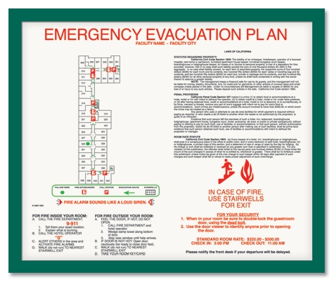 Evacuation Plan w/Border