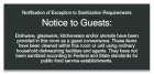 Exception to Sanitization - Florida Code