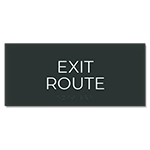 "Exit Route" Egress Sign - CA Compliant
