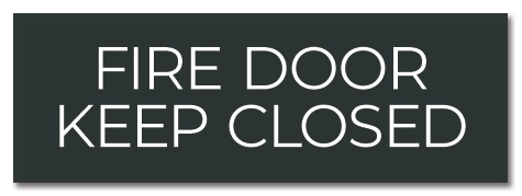 Fire Door Keep Closed/Do Not Block Sign