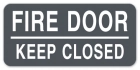 Fire Door - Keep Closed Label - 4 Pack