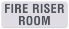 Fire Riser Room Label