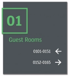 Floor ID Directional w/Guest Rooms