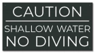 Maricopa County, Arizona No Diving Sign