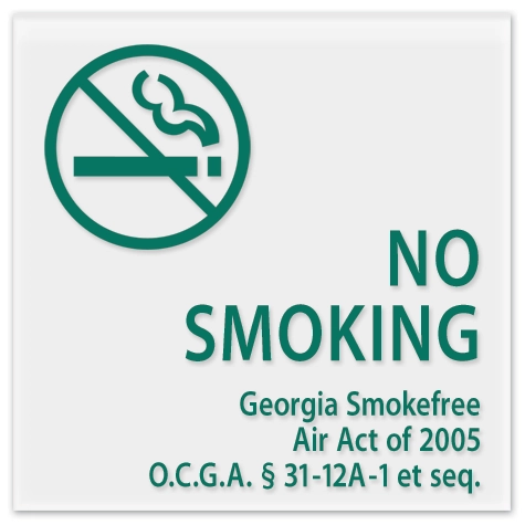 No Smoking - Georgia Only