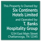 Ownership Plaque (Preferred)