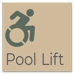 Pool Lift w/Dynamic ISA Symbol - Large