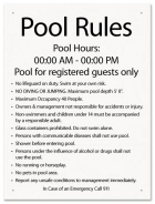 Pool Rules (Registered Guests)