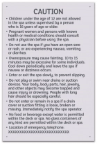 Province Spa Rules Sign - Ontario Compliant: Canada