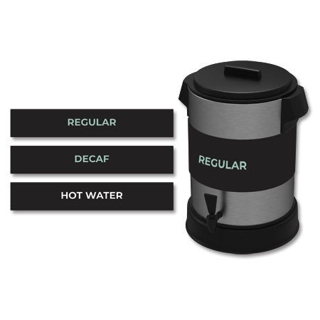 Set of 3 Coffee Urn Wraps