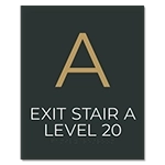 Stairway ID Sign - NYC Compliant