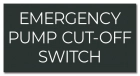 State Pool Sign - Emergency Pump Cut-Off... - Virginia Compliant