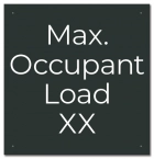 State Pool Sign - Max Occupancy - California