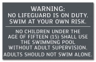 State Pool Sign - Pool Rules - DC Compliant
