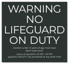 State Pool Sign - Pool Rules - New Mexico