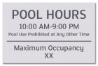 State Pool Sign - Pool Rules - New York Compliant