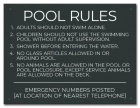 State Pool Sign - Pool Rules - North Carolina Compliant