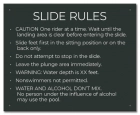 State Pool Sign - Pool Rules - Oregon Compliant