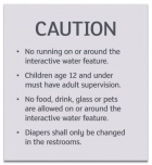 State Pool Sign - Pool Rules - Utah Compliant