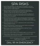 State Pool Sign - Spa Rules - Georgia Compliant