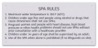 State Pool Sign - Spa Rules - New Mexico