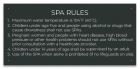 State Pool Sign - Spa Rules - New Mexico