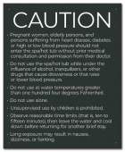 State Pool Sign - Spa Rules - Ohio Compliant