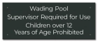 State Pool Sign - Wading Pool Rules - OK Compliant