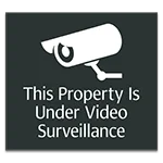 Video Surveillance Sign - Acrylic