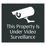 Video Surveillance Sign - Fiberbrite