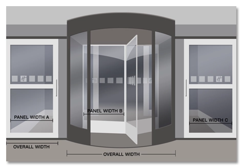 Vinyl Graphics for Holiday InnRevolving/Hinged Door
