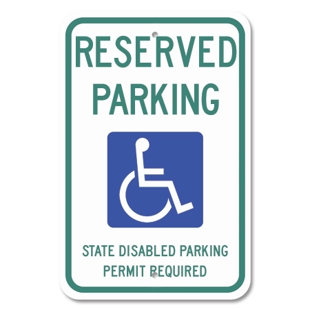 Washington - Reserved Parking w/ISA Symbol