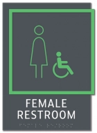 Women Sign w/Female & ISA Symbols