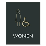 Women Sign w/Female & ISA Symbols