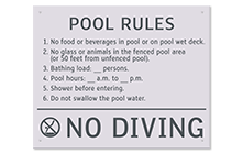 Pool Signs