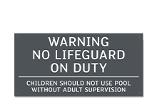 Pool/Spa Signs