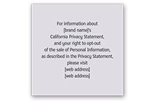 Privacy Statement Sign