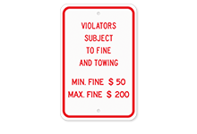 Parking Signs