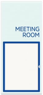 2-Line Room Sign w/Window