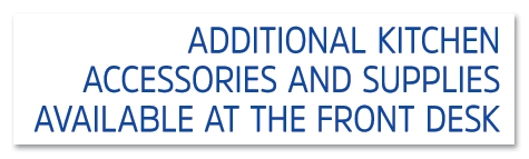 Additional Kitchen Accessories Sign