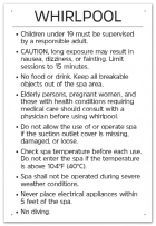 British Columbia Whirlpool Rules Sign